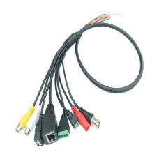 PTZ monitoring high-definition network outdoor remote panoramic camera tail cable, intelligent alarm camera dome network cable